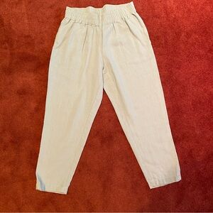 notPERFECTLINEN Athens Loose Pants - Succulent Green